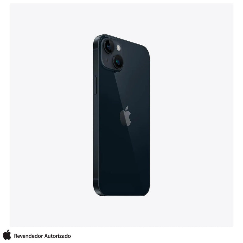 iPhone 14 Apple (128GB) Meia-noite, Tela de 6,1", 5G e Câmera de 12MP